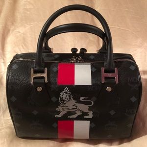 MCM Limited Edition Black Visetos Bag!